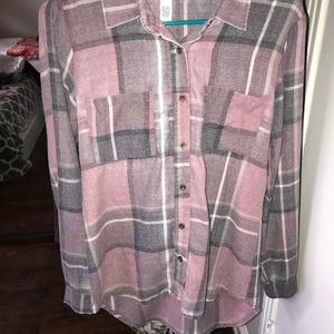 Full Tilt pink flannel 💗
